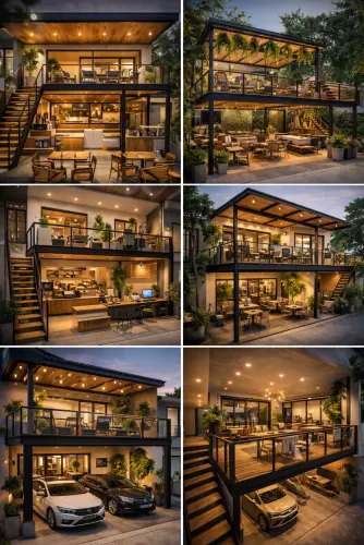 Mezannine Cafe Modern di Tambelang