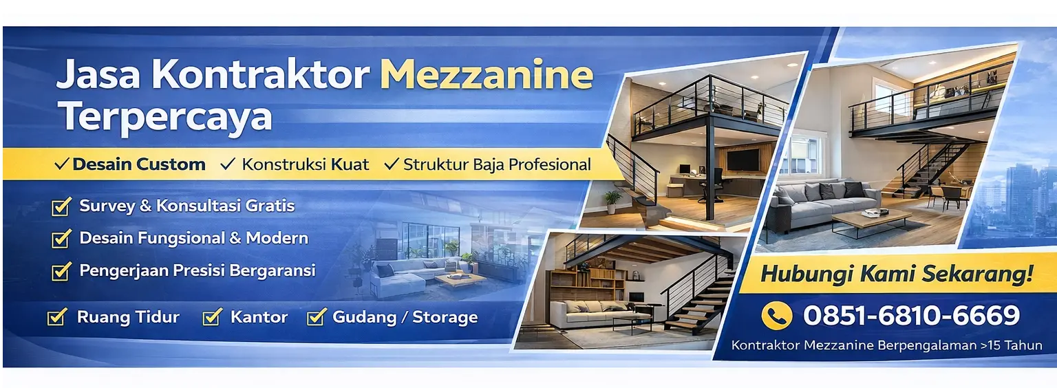 Jasa Pembuatan Mezzanine tambelang Bergaransi